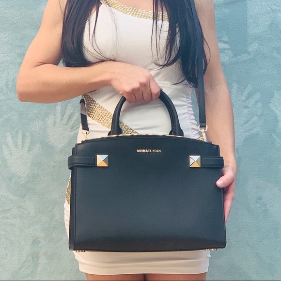 Michael Kors Handbags - NWT Michael kors black saffiano leather  satchel